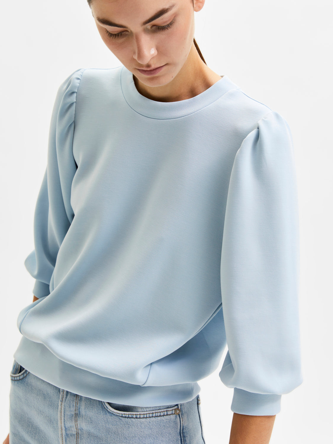 SLFTENNY Sweat - Cashmere Blue